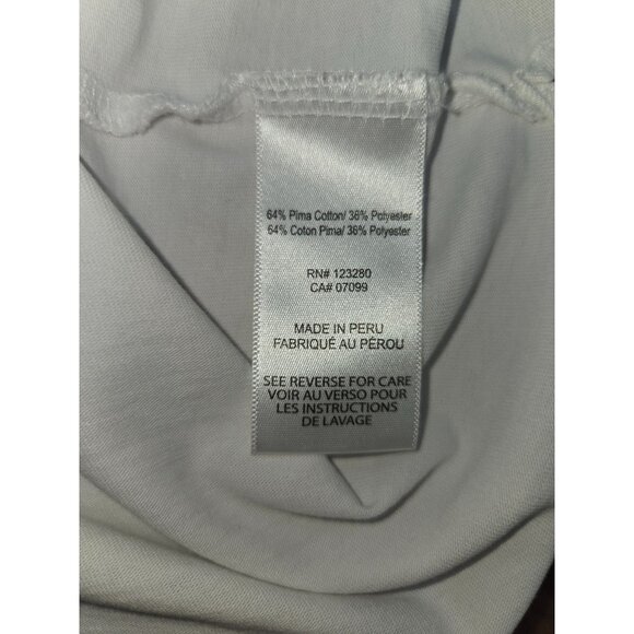 Men's White Polo Shirt with Striped Design - Picture 5 of 7